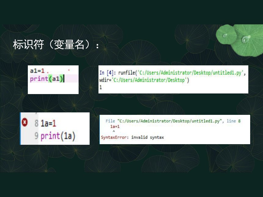 4.1.1 Python的常量与变量 课件(共32张PPT)  -2023—2024学年高中信息技术粤教版（2019）必修1