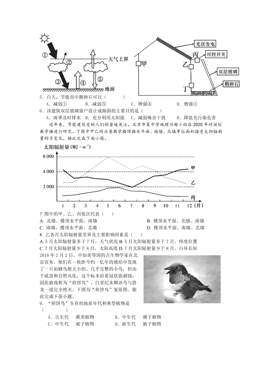 山东省枣庄市重点中学2023-2024学年高一上学期10月月考地理试题（含答案）