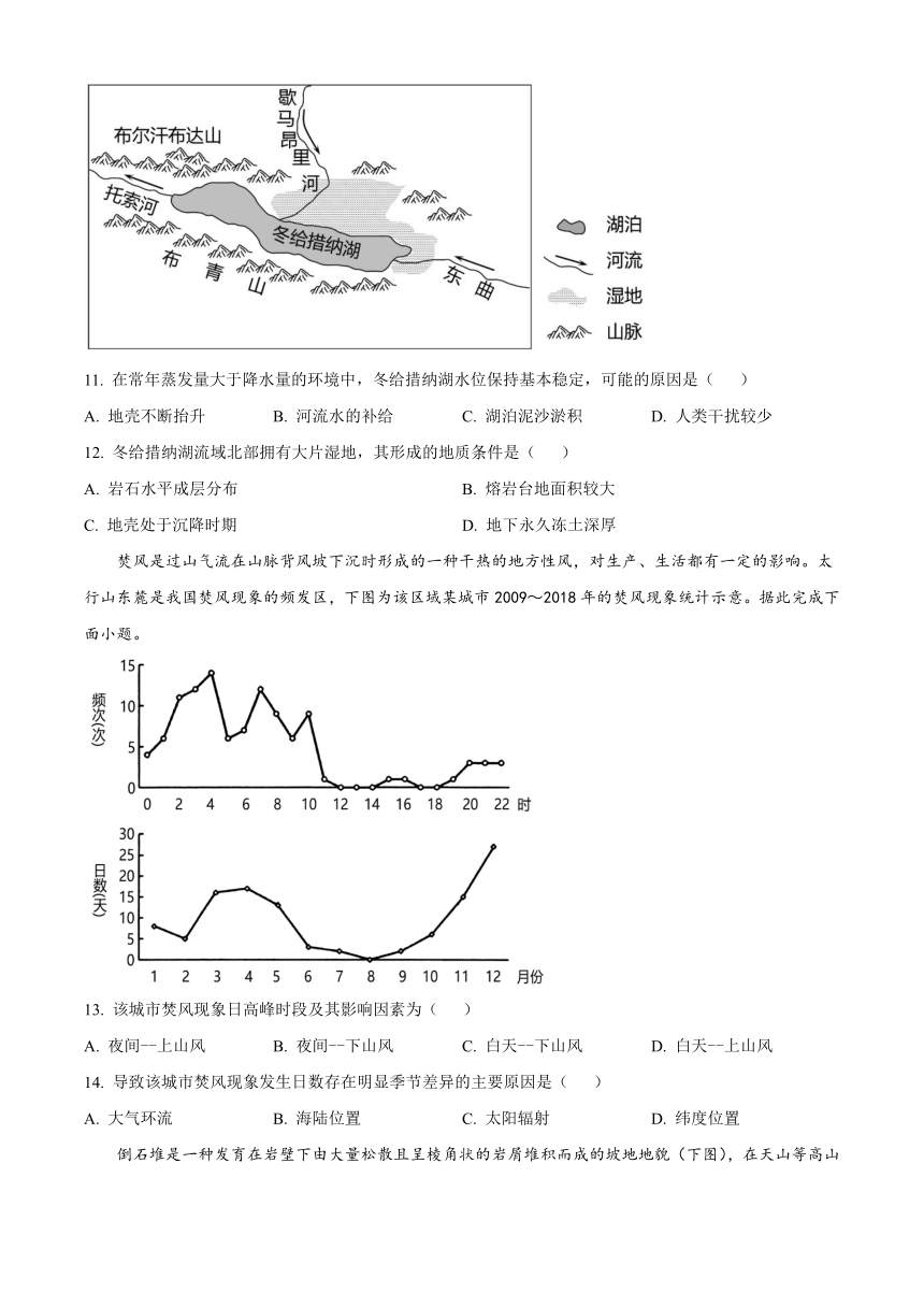 广东省佛山市S7高质量发展联盟2023-2024学年高三上学期第一次联考地理试题（原卷版+解析版）