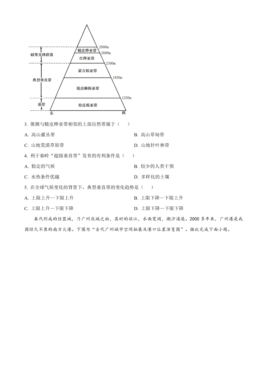 江西省宜春市丰城名校2023-2024学年高二上学期12月月考试题 地理（解析版）