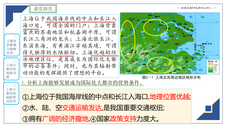 2.1大都市的辐射功能-以我国上海为例课件(共44张PPT) 2023-2024学年高二地理湘教版（2019）选择性必修2