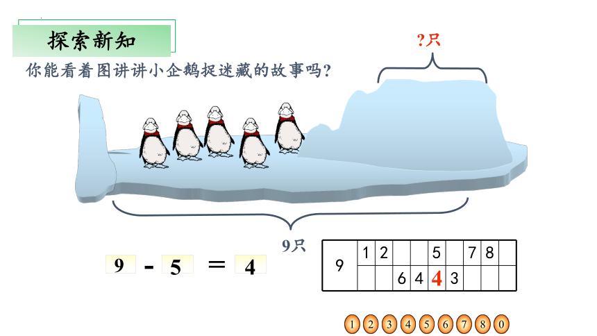 3.7《可爱的企鹅》（课件）一年级 数学上册 北师大版(共31张PPT)