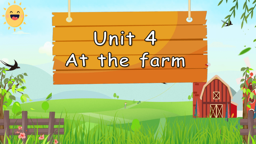 Unit 4 At the farm 单元复习(一)-单词词组+典型例题（共38张PPT）
