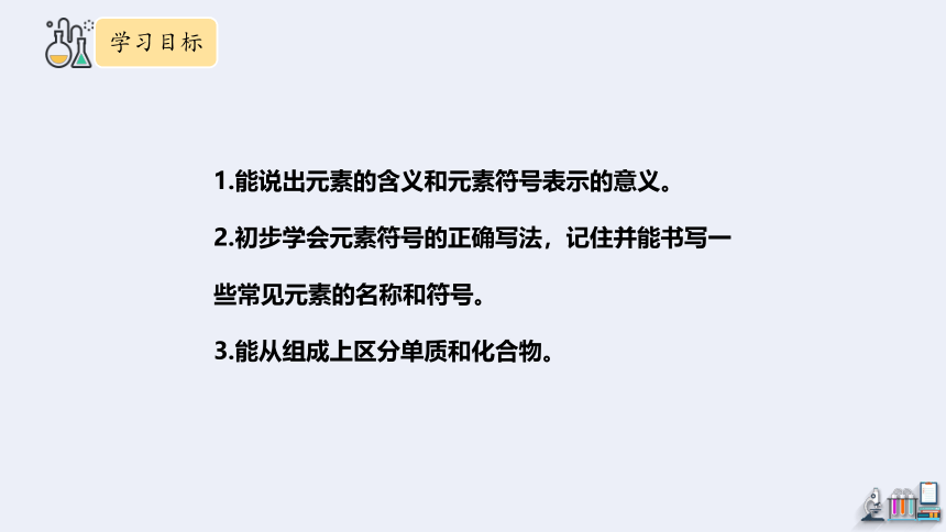 2.4 元素 第1课时  课件(共24张PPT） 2023-2024学年鲁教版化学九年级上册