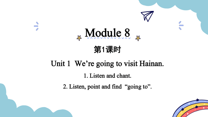 Module 8 Unit 1 We're going to visit Hainan. period 1 课件（共20张PPT)