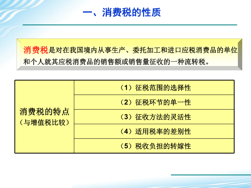 第三章 消费税法 课件(共49张PPT)《税法（第六版）》（高教版