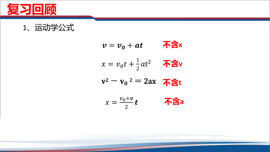 4.5  牛顿运动定律的应用 课件(共17张PPT) 高一上学期物理人教版（2019）必修第一册