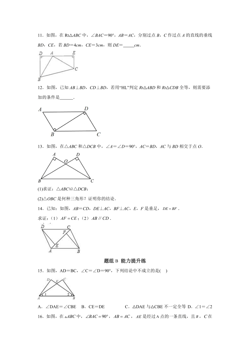 2.8 直角三角形全等的判定 同步讲练（含解析）