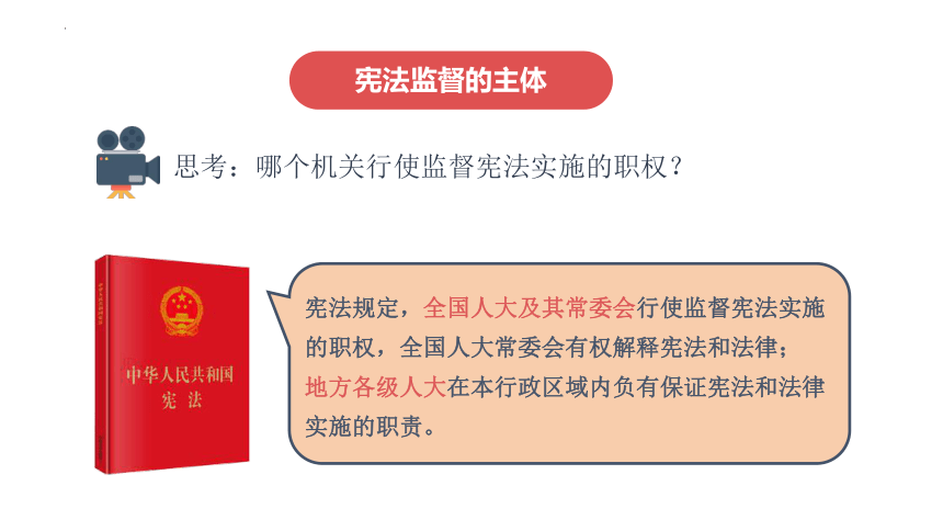 2.2 加强宪法监督 课件(共20张PPT)-2023-2024学年统编版道德与法治八年级下册