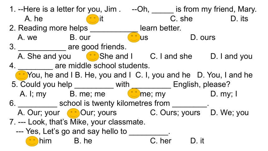 Unit 3 Integrated skills 课件-牛津译林版七年级上册Unit 3 Welcome to our school