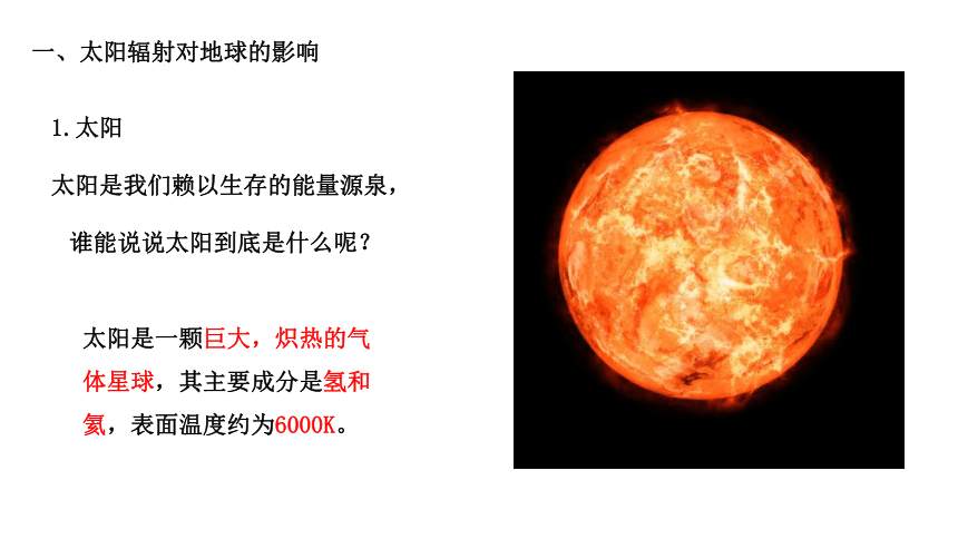 1.2 太阳对地球的影响课件（23张）