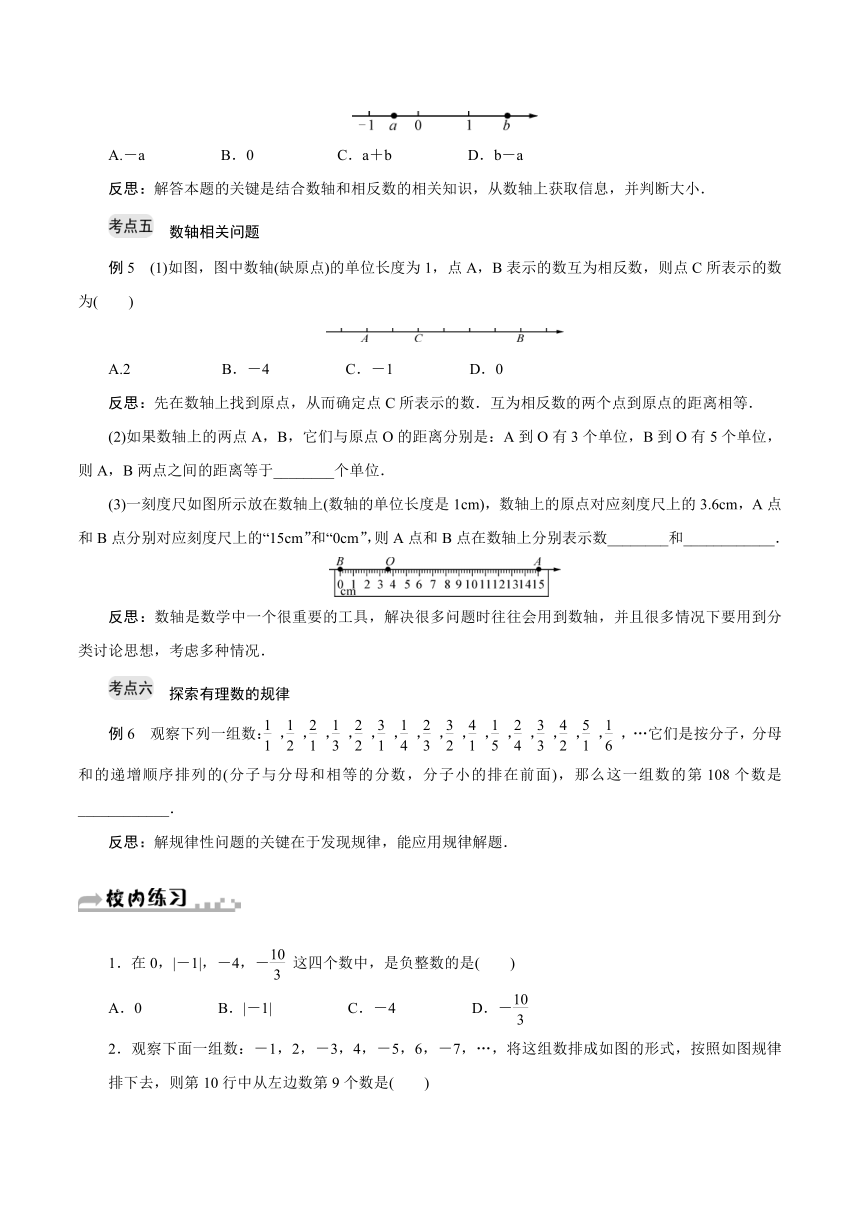 2023—2024学年人教版数学七年级上册期末复习讲与练（含答案）