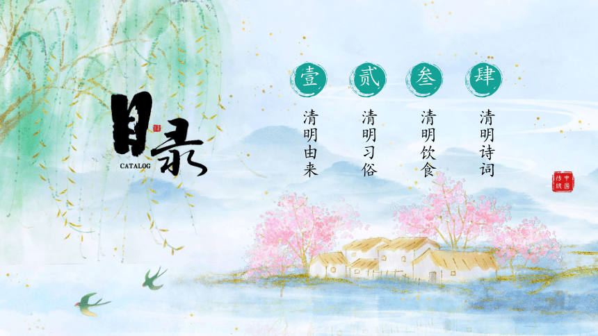 第05讲：清明-中华传统文化二十四节气介绍精美课件专辑
