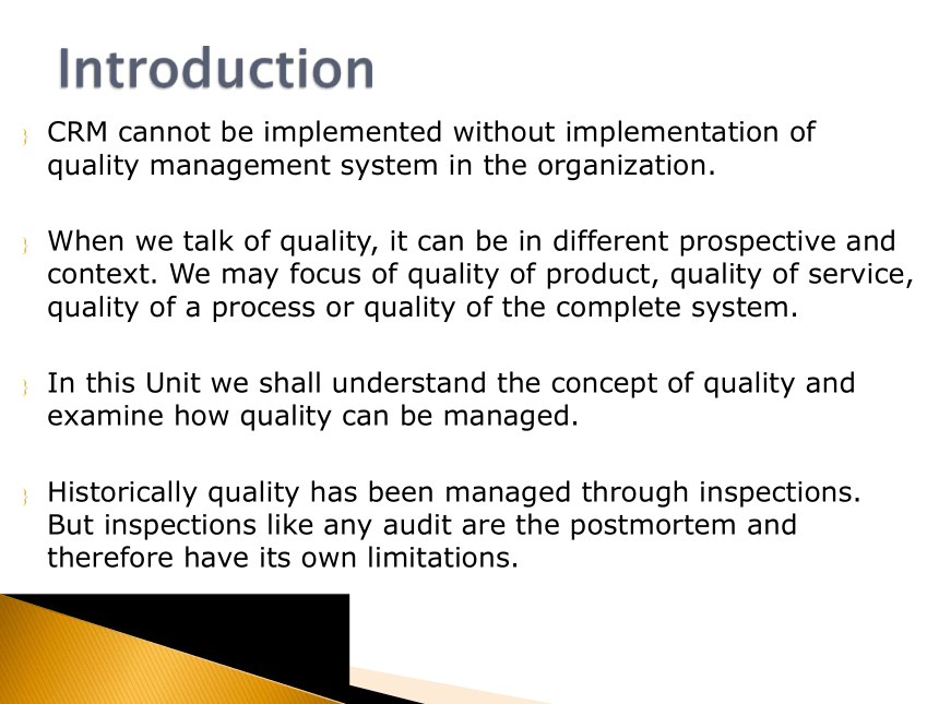 7   Customer Driven Quality and QMS   课件(共24张PPT)- 《客户关系管理（英文版）》同步教学（人民大学版）