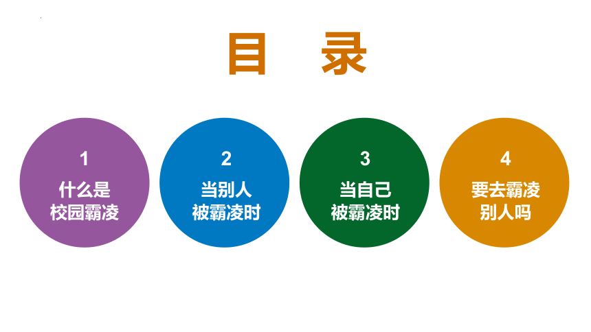 初中班会 预防校园霸凌拒绝校园欺凌校园暴力主题教育 课件 (共15张PPT)