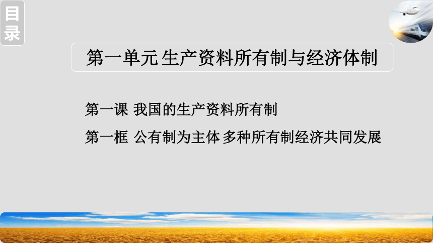 高中政治统编版必修二1.1公有制为主体 多种所有制经济共同发展课件(共22张PPT+1个内嵌视频)