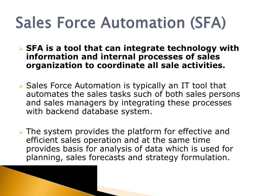 8CRM and Sales Force Automation 课件(共26张PPT)- 《客户关系管理（英文版）》同步教学（人民大学版）