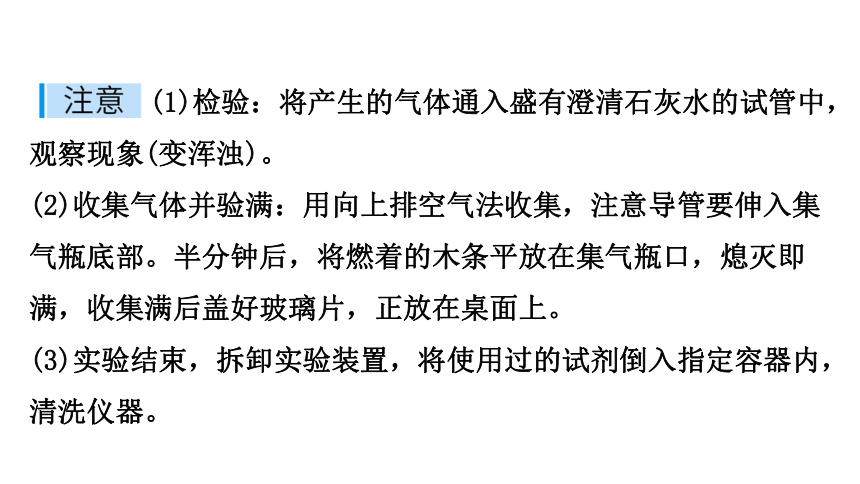 鲁教版八年级化学到实验室去：二氧化碳的实验室制取与性质　课件(共23张PPT)