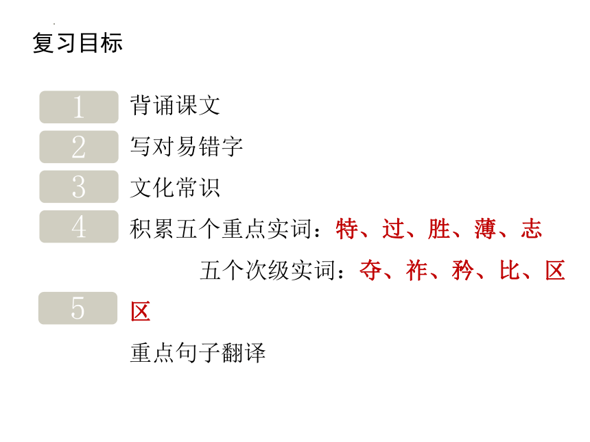 2024届高三一轮复习《陈情表》《项脊轩志》课件(共28张PPT)