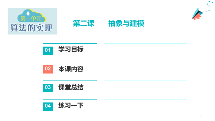 第2课 抽象与建模 课件（共18张PPT） 浙教版（2023）信息科技六年级上册