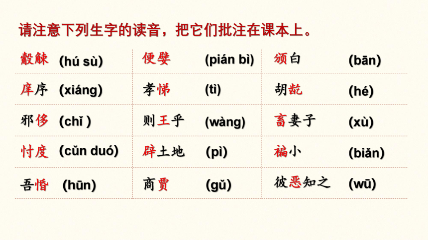 1.2 *《齐桓晋文之事》课件(共67张PPT)