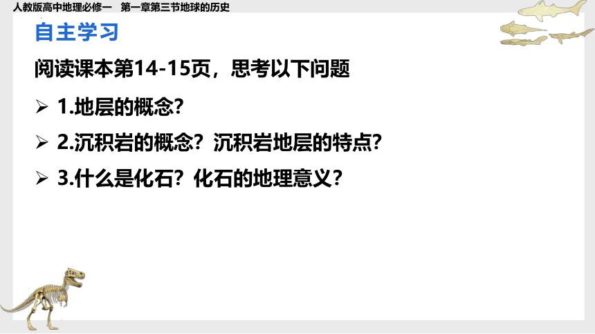 高中地理人教版（2019）必修一1.3地球的历史课件（共45张ppt）