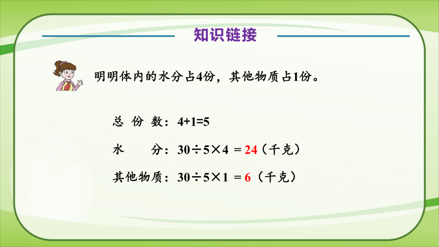 第四单元第3课时按比例分配课件(共33张PPT)六年级上册数学（青岛版）