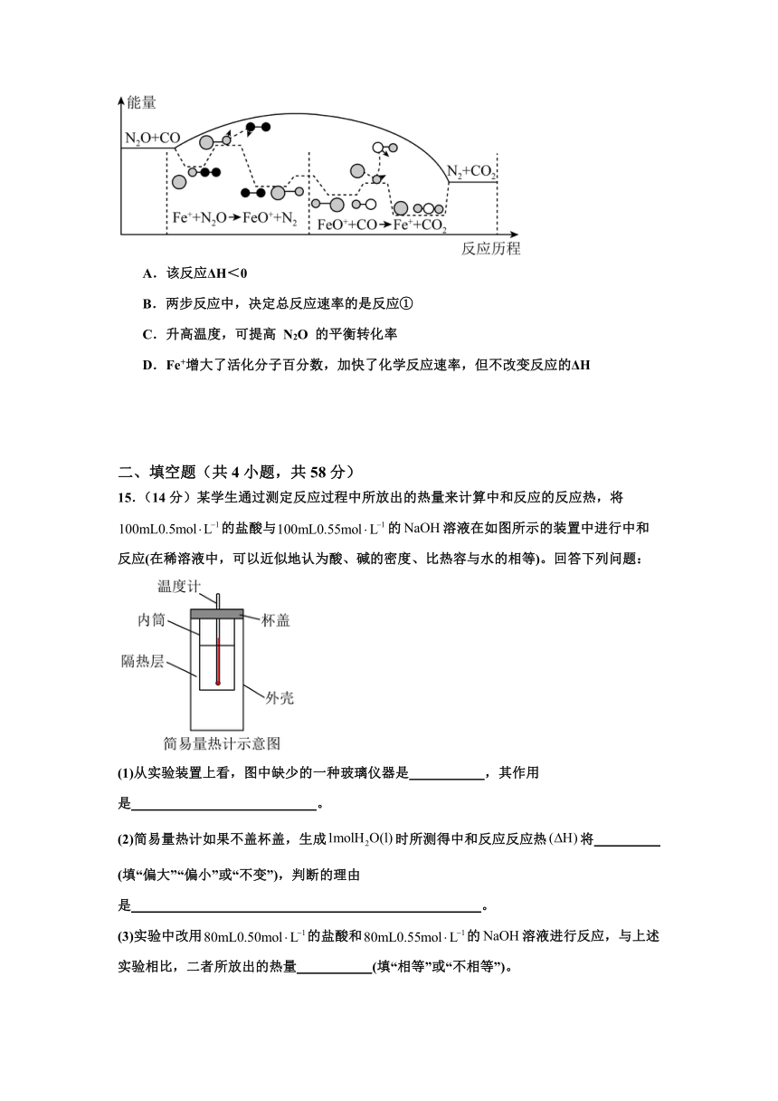 河南省洛阳市宜阳县2023-2024学年高二上学期9月开学考试化学试题（含答案）