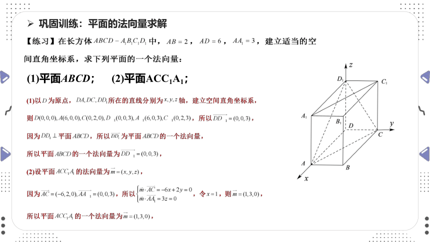 数学人教A版（2019）选择性必修第一册1.4.1用空间向量研究直线、平面的位置关系（共22张ppt）