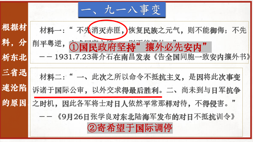 第18课 从九一八事变到西安事变 课件