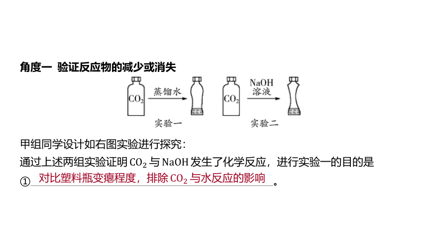 2024年河北省中考化学一轮复习微专题九 无明显现象反应的探究课件(共16张PPT)