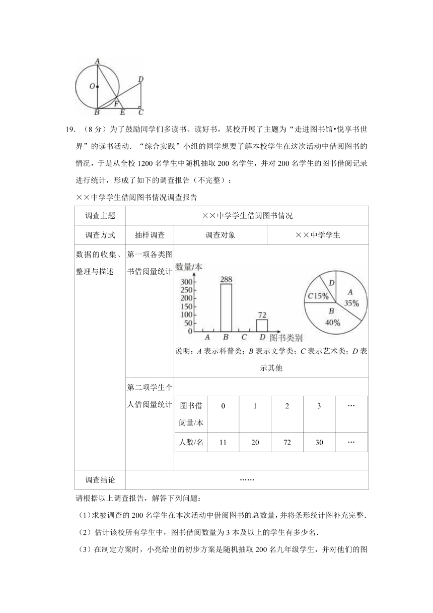 2024年山西省百校联考中考数学模拟试卷（一）(含解析)