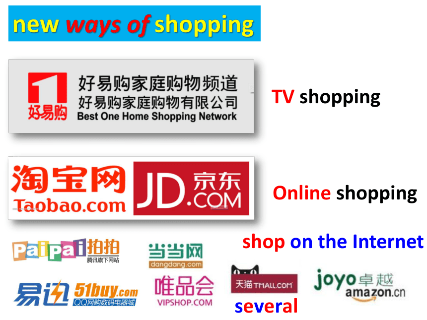 外研版  七年级下册  Module 5 Shopping Unit 2 You can buy everything on the Internet.(共19张PPT)