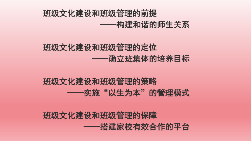 《营造班级文化智慧管理班级》 课件 (共155张PPT)  初中班会