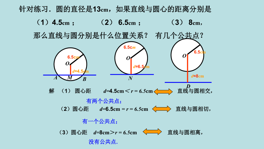 24.2.2 直线和圆的位置关系（第一课时）课件  2023-2024学年初中数学人教版九年级上册（47张PPT）