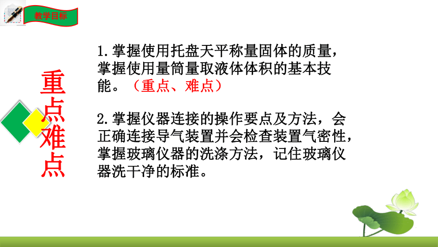 鲁教版化学九上同步课件：第二单元 到实验室去化学基本技能训练（二）（共22张PPT）