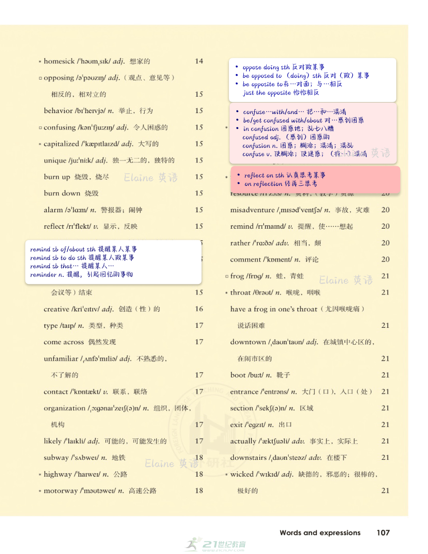 新外研版必修一Unit 1-uint 6词汇短语知识点拓展整理汇总