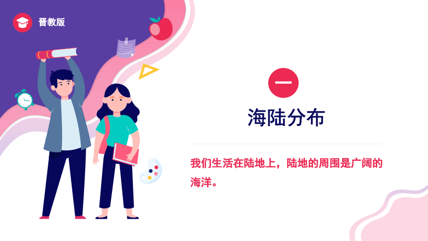 3.1 海陆分布（课件）-2023-2024学年七年级地理上册同步精品课堂（晋教版）（共52张PPT）