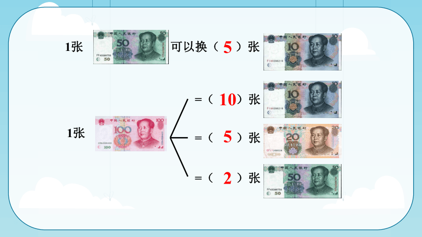 沪教版一年级下册数学2.7认识人民币（课件）（共22张PPT)