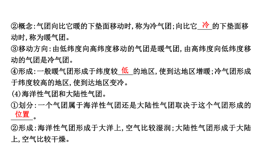 第一节　常见天气现象及成因 复习课件（55张）