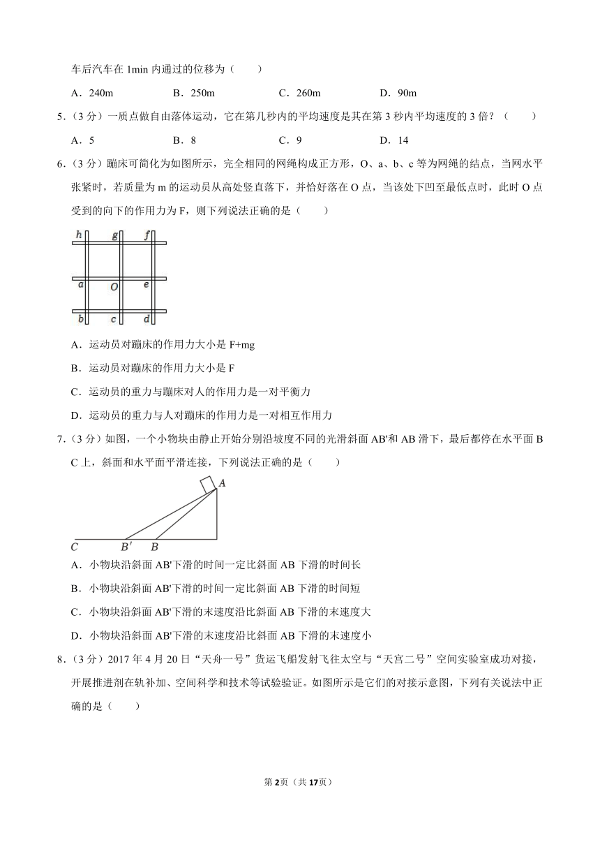 2023-2024学年上海市华东师大附属东昌中学高一（上）期末物理模拟试卷（含解析）