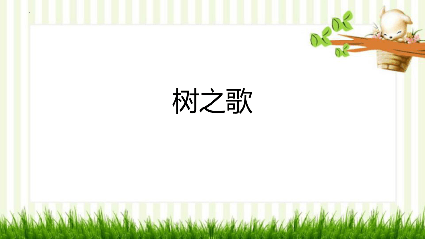 2 树之歌 课件(共23张PPT)