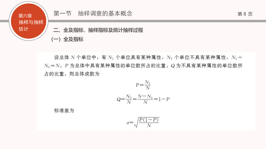 06第六章   抽样与抽样估计 课件(共118张PPT)- 《现代统计学》同步教学（西工大版）