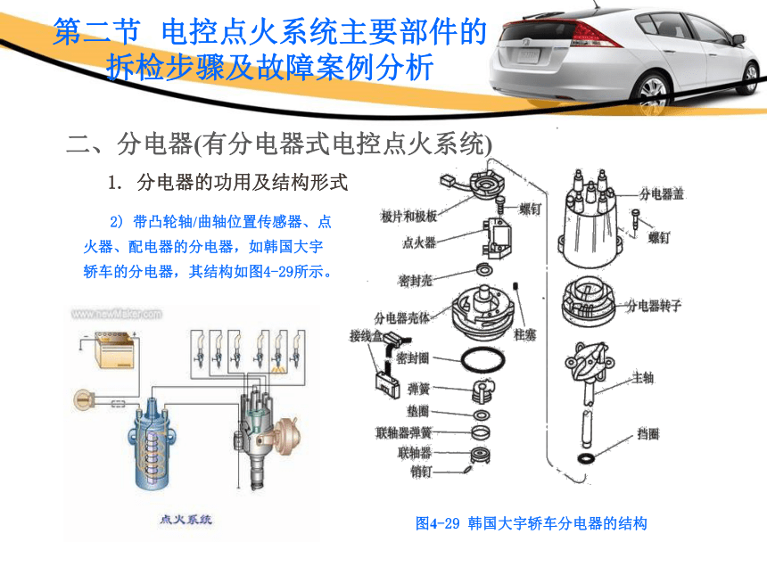 4.2电控点火系统主要部件的拆检步骤及故障案例分析 课件(共29张PPT)-《汽车发动机电控系统原理与维修》同步教学（铁道版）
