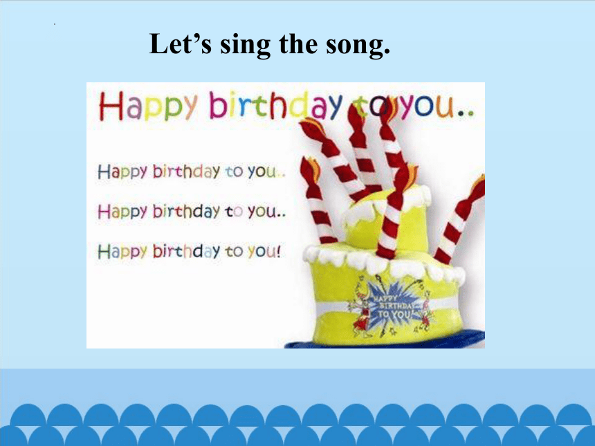 Lesson 2 Happy birthday! 课件 （共11张PPT）