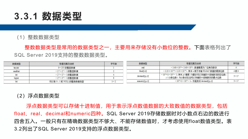 3.3数据表及其操作 课件(共29张PPT)-《数据库应用技术-SQL Server》同步教学（人民邮电版）