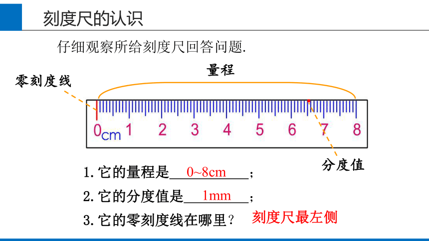 1.1 长度和时间的测量 (共32张PPT)2023-2024学年人教版物理八年级上册