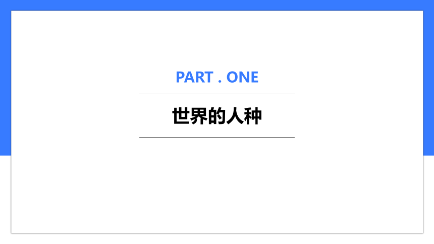 2023年秋湘教版地理七年级上册3.2世界的人种 课件(共15张PPT)