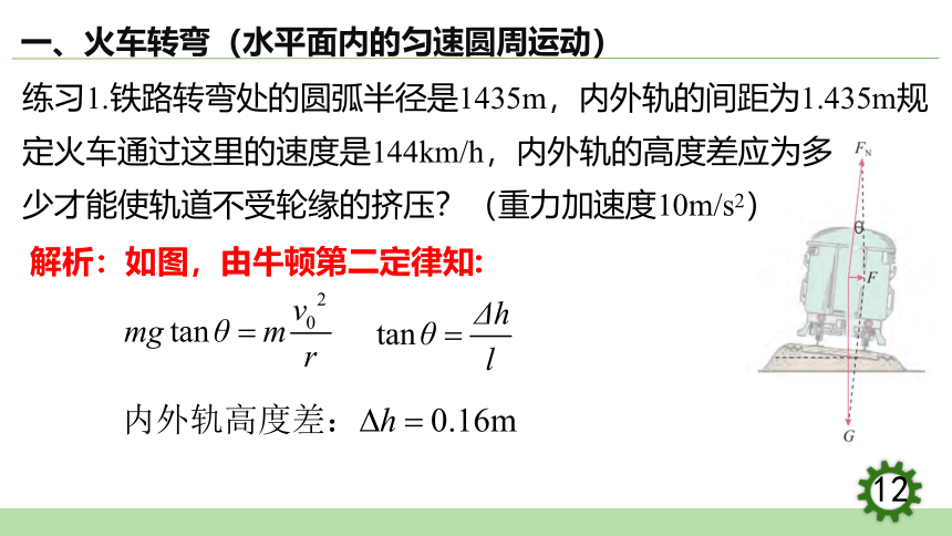 6.4  生活中的圆周运动课件(共35张PPT）高一下学期物理人教版（2019）必修第二册