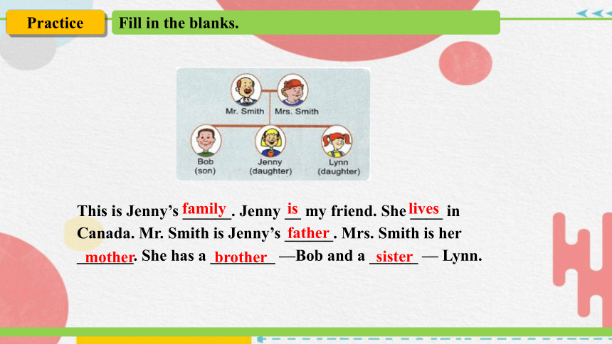 Unit 5 Lesson 25  Jenny’s Family 课件(共40张PPT)
